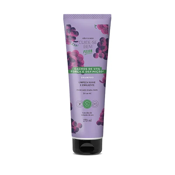 Shampoo Cuide-se Bem Feira Cachos de Uva 270ml - O Boticário