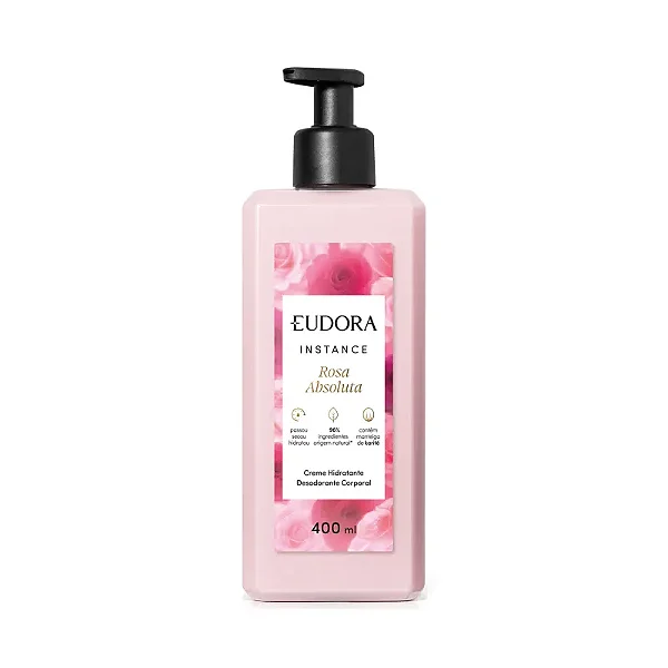Creme Hidratante Desodorante Corporal Instance Rosa Absoluta 400ml - Eudora