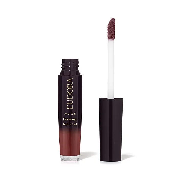 Batom Líquido Bordô Intenso Eudora Make Forever Matte Tint 4ml