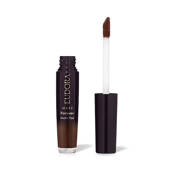 Batom Líquido Marrom Poderoso Eudora Make Forever Matte Tint 4ml