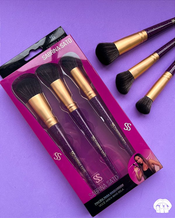 Kit de Pincel para Maquiagem Sabrina Sato