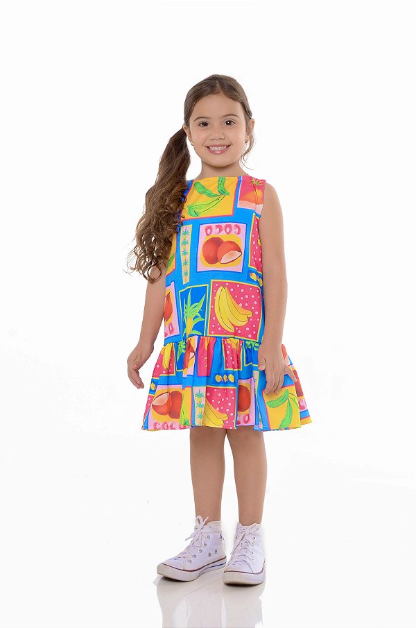 VESTIDO INFANTIL MENINA MILENA