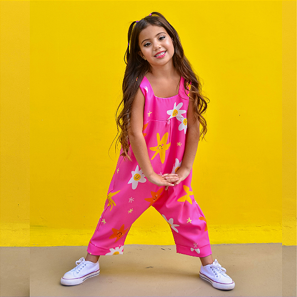 Macacão infantil Pink girl