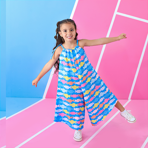 Macacão Infantil Menina Paula