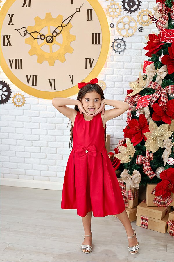 VESTIDO INFANTIL RED CHRISTMAS