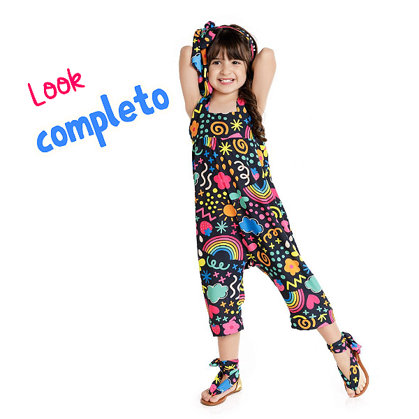 Look completo infantil feminino Vivian