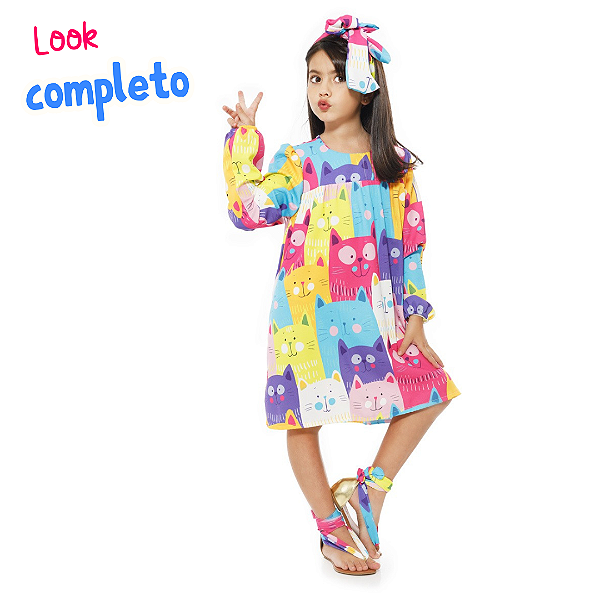Look completo infantil feminino maria