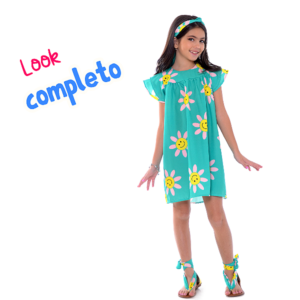 Look completo infantil feminino Renata