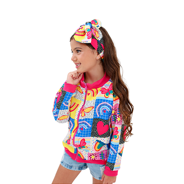 Look Madu - Jaqueta + Faixa de cabeça
