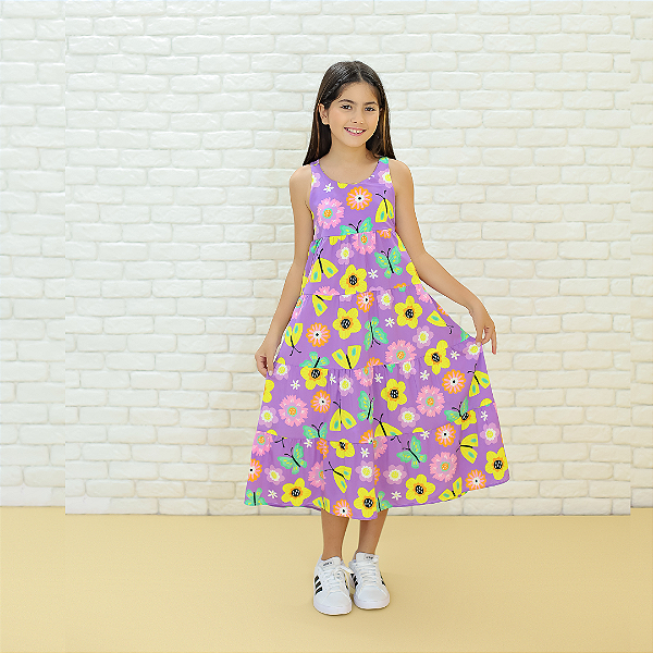 VESTIDO INFANTIL MENINA SABRINA