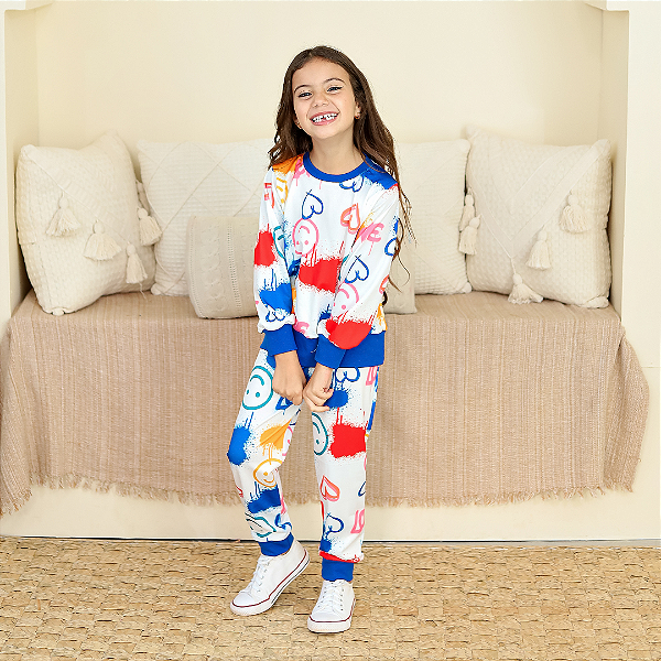 Conjunto infantil feminino Lunara