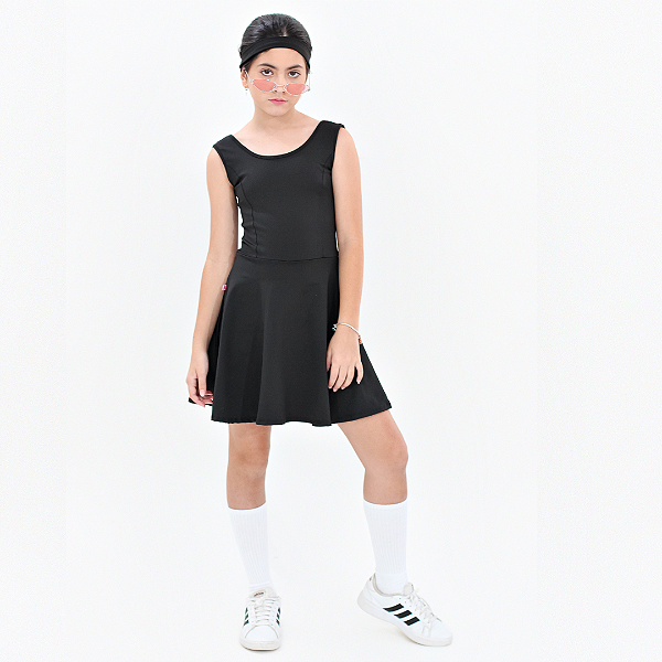 Macacão Infantil Fitness Short Saia Barbara
