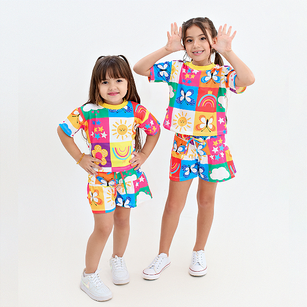 CONJUNTO INFANTIL MENINA EVILIN