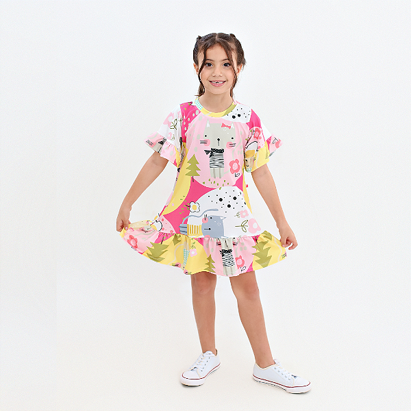 VESTIDO INFANTIL MENINA ALICIA