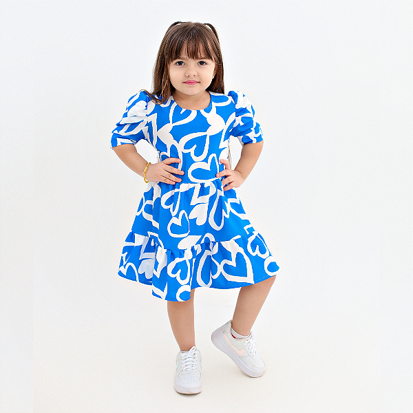 VESTIDO INFANTIL MENINA MONIQUE