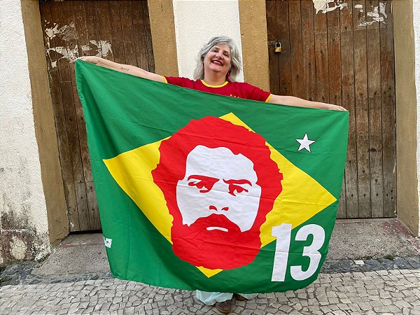 Bandeira Lula Metalúrgico 1.50m x 1.0m