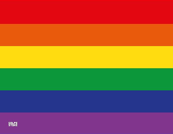 Bandeira LGBTQia+ (1,20m x 0,90m)