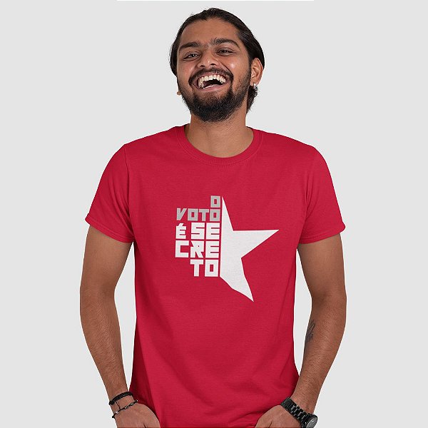 Camiseta Lula Meu Voto é Secreto