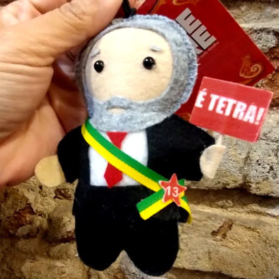 Chaveiro Lula Lulinha Presidente - É TETRA