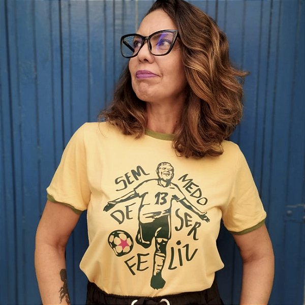 Camiseta Seleção Lula Brasil Vintage