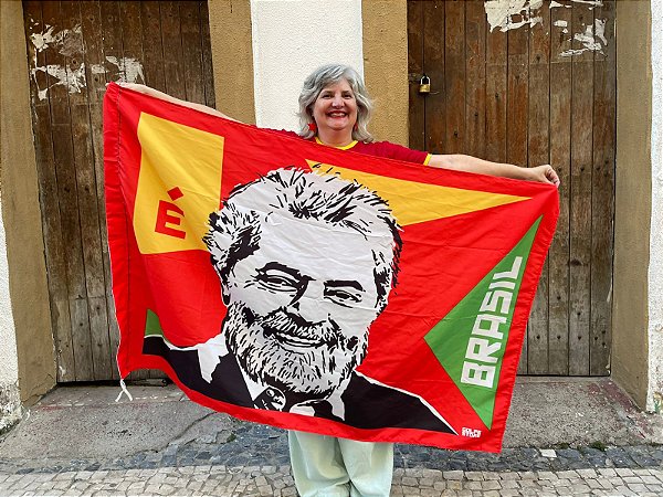 Bandeira Lula Construtivista 1.5m x 1.0m