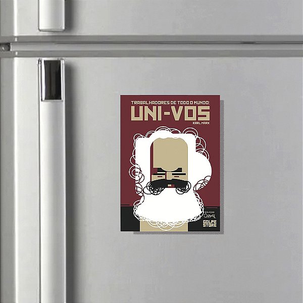 Ímã Karl Marx Uni-vos
