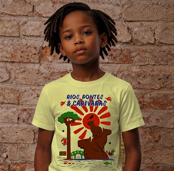 Camiseta Capivaras Infantil