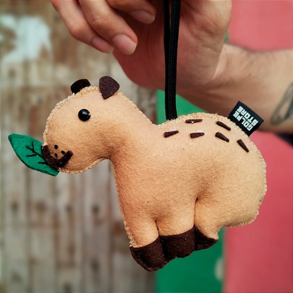 Boneco Miniatura Capivara