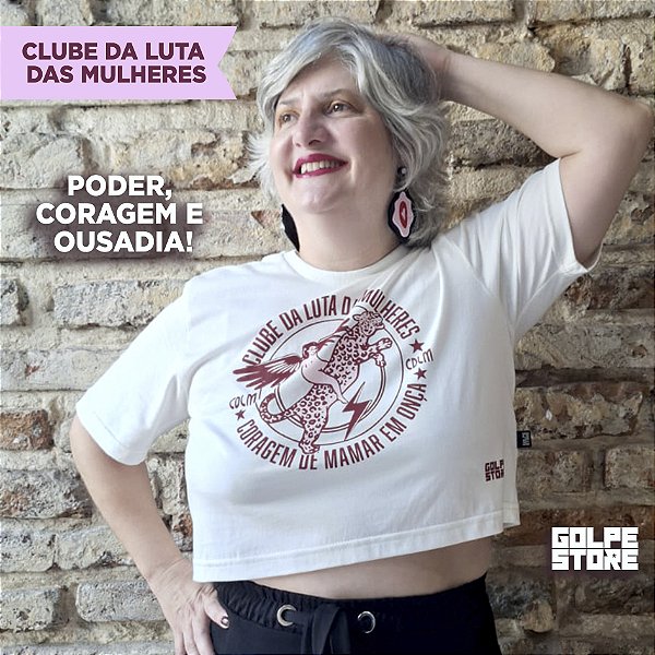 Cropped Clube da Luta das Mulheres