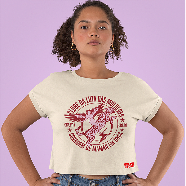 Cropped Clube da Luta das Mulheres