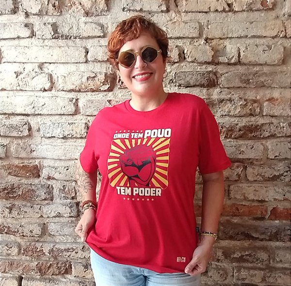 Camiseta Onde Tem Povo Tem Poder