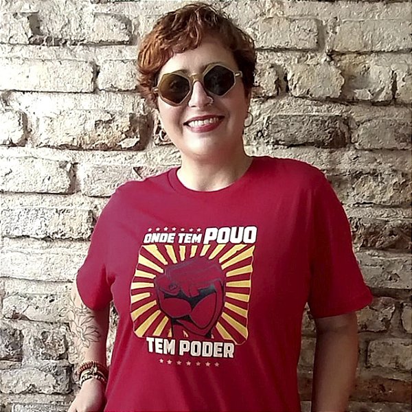Camiseta Onde Tem Povo Tem Poder