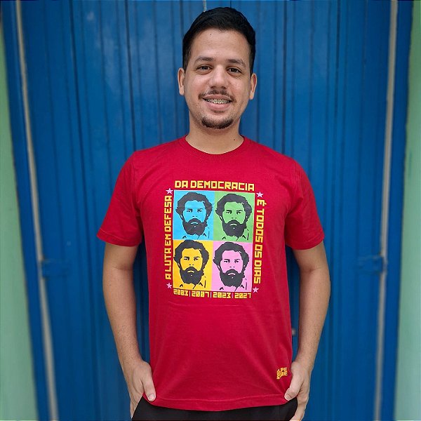 Camiseta Lula Pop Art