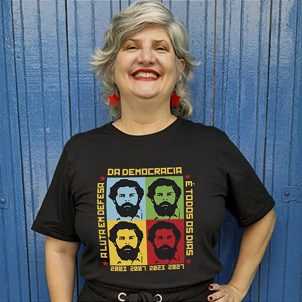Camiseta Lula Pop Art