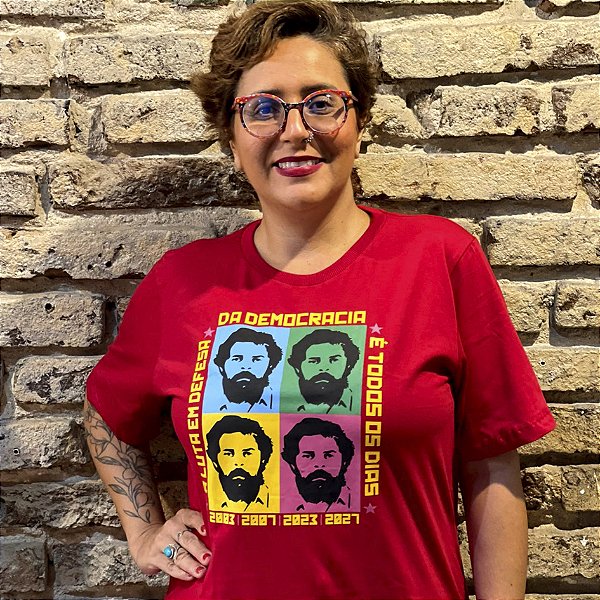 Camiseta Lula Pop Art
