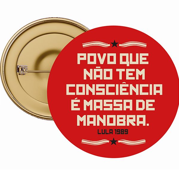 Botton Lula Frase 1989