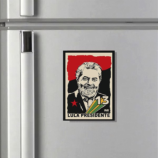 Ímã Lula Presidente Outra Vez