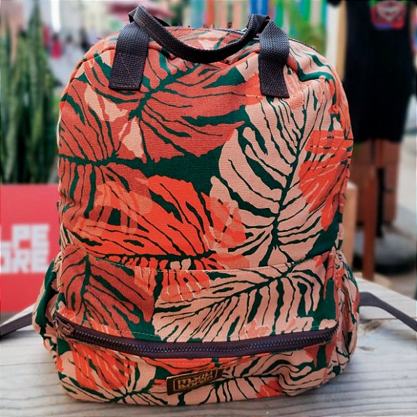 Mochila Impermeável Estampada Magu Bordô
