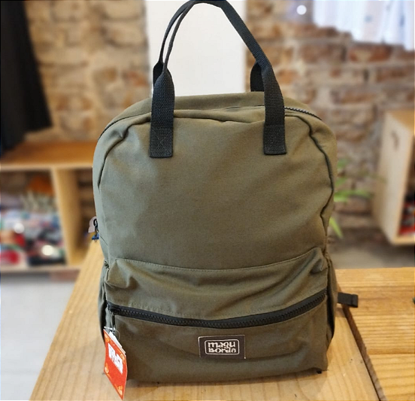 Mochila Lona Magu Bordô