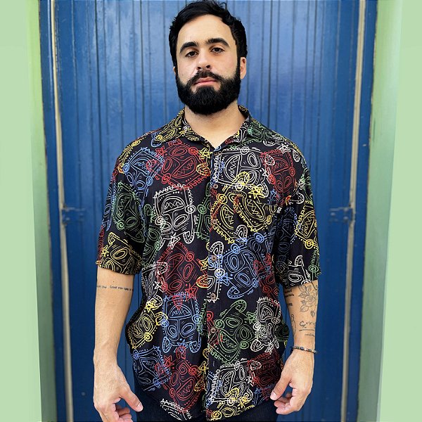 Camisa de Botão La Ursa Street l Viscose