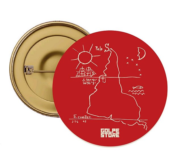 Botton América Invertida de Torres-García