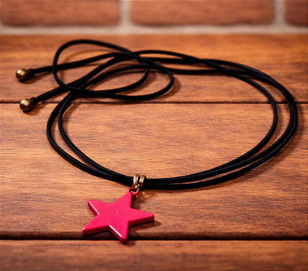 Colar Estrela Novo 3D