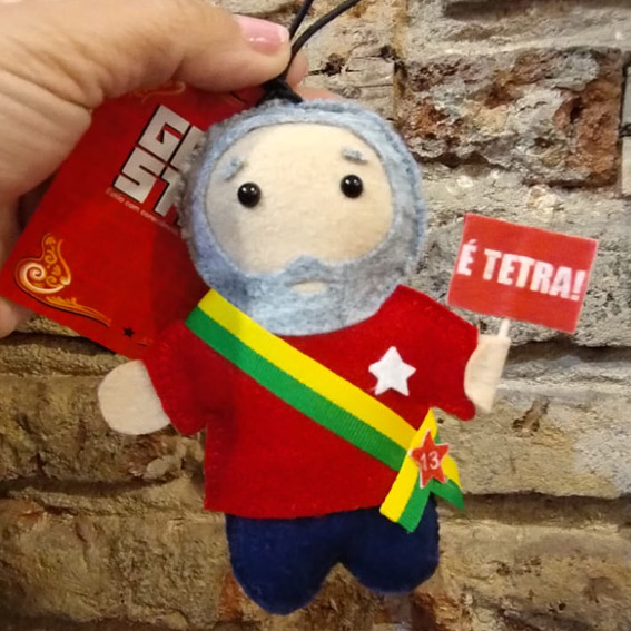 Chaveiro Lula Lulinha Metalúrgico - É TETRA