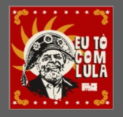 Adesivo Quadrado Lula Sertanejo - 20cm x 20cm
