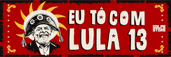 Adesivo Horizontal Lula Sertanejo - 30cm x 10cm