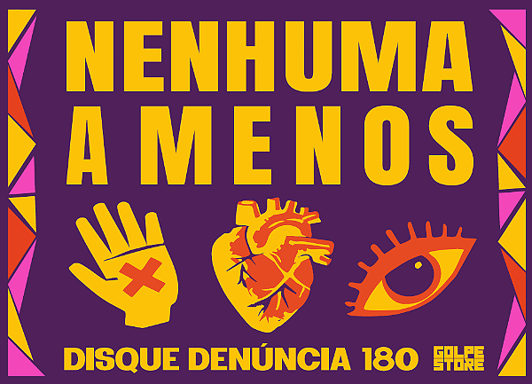 Adesivo Pequeno Nenhuma a Menos - 6,5 x 9,0