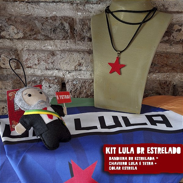 Kit Eleições Lula Brasil Estrelado