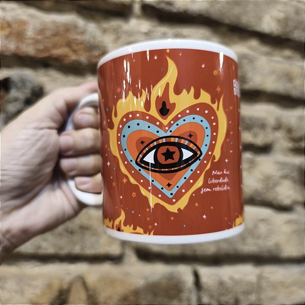 Caneca Coração Rebeldia