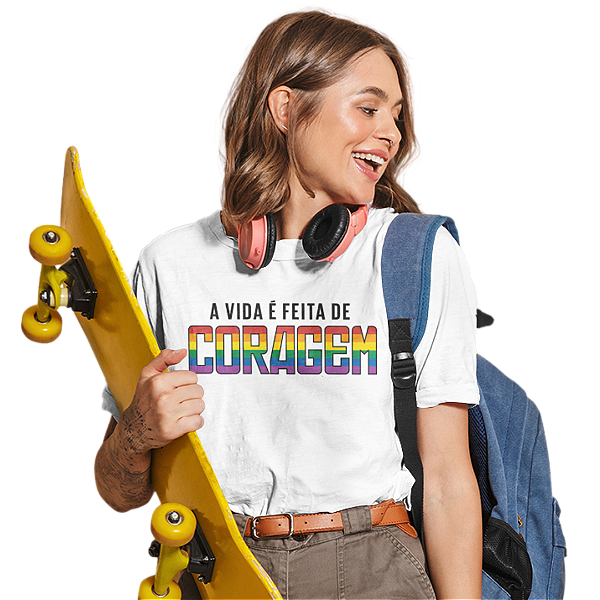 Camiseta Coragem LGBTQIA+