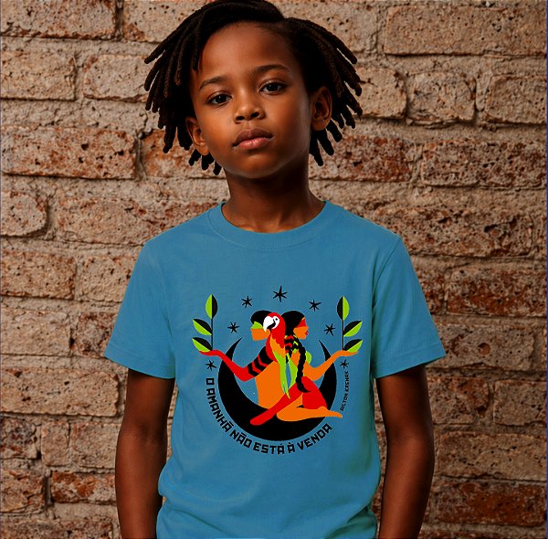 Camiseta Meio Ambiente Krenak Infantil